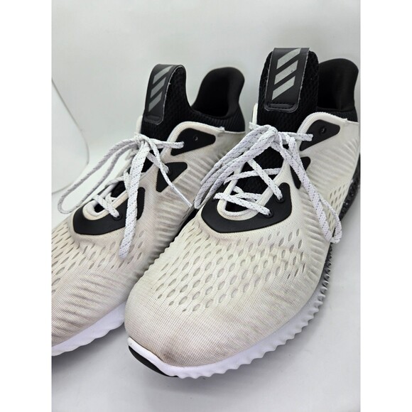 Adidas Alphabounce 1 Shoes Men\'s 12 White Running Athletic Workout Road Sneakers main image 5